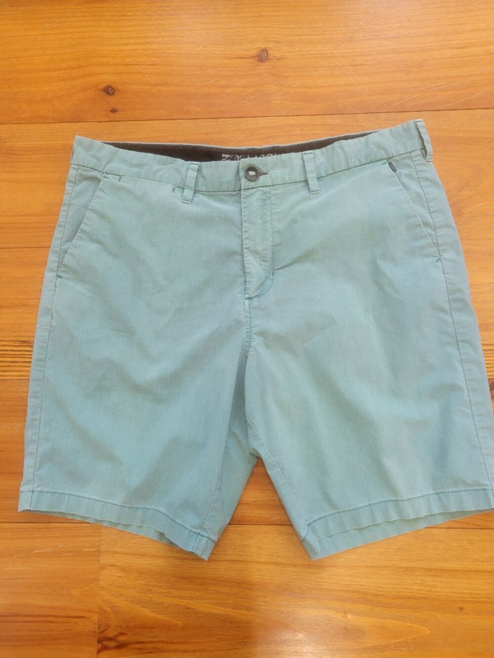 Men's Billabong Quick Dry Stretch Shorts Size 36 Green Mesh Pockets